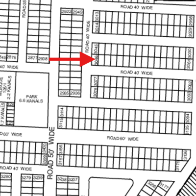 Corner Plot Is Available For Sale In DHA Lahore Plot No R-3046