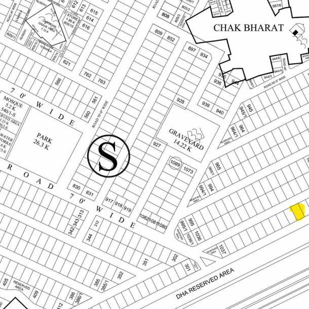 1 Kanal Residential Plot For Sale In DHA Phase 8-1