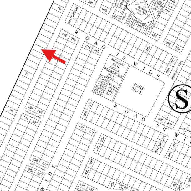 24 Marla Prime Location Plot Is Available For Sale In DHA Lahore-1