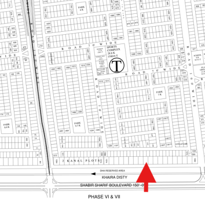 2 Kanal Residential Plot Is Available in DHA Lahore Phase 8