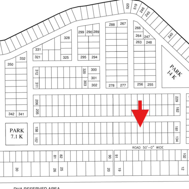 1 Kanal Residential Plot Is Available For Sale In DHA Lahore-1