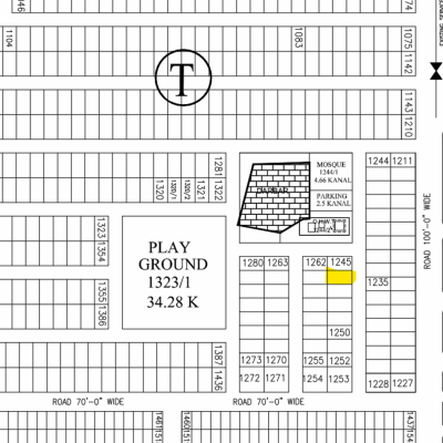 10 Marla Plot For Sale T-2046 Demand 195 Lac In DHA Phase 7