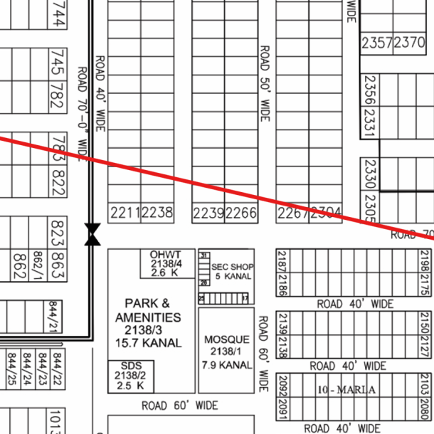 10 Marla Residential Plot For Sale T - 2201 Demand 230 Lac In DHA Phase 7-1