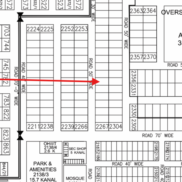 1 Kanal Residential Plot For Sale T 2260 Demand 325 Lac In DHA Phase 7-1