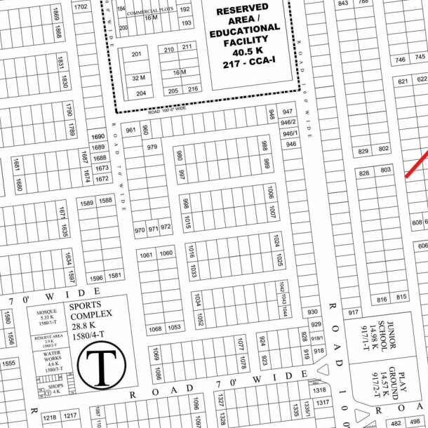24.75 Marla Residential Plot for Sale T-674 Demand 450 In DHA Phase 8-1