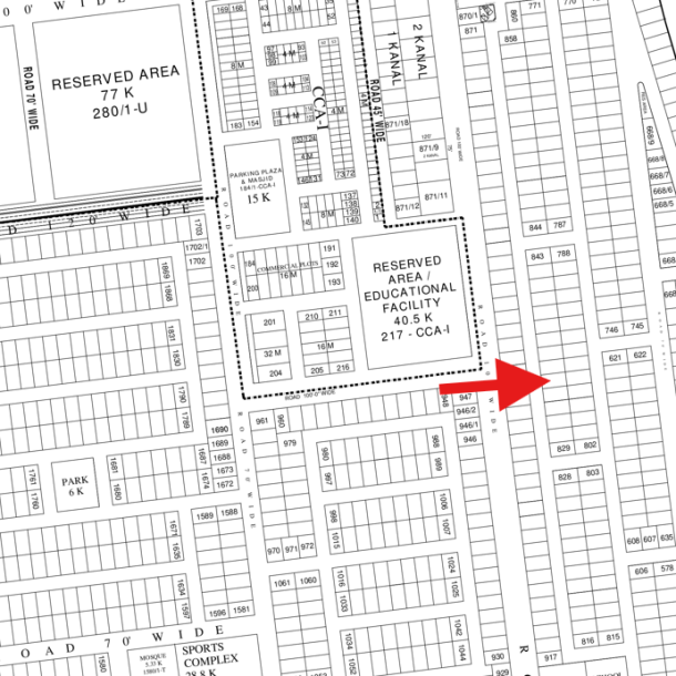 Best Price Plot Available For Sale In DHA Lahore Phase 8 Sector T Plot No- 834-1