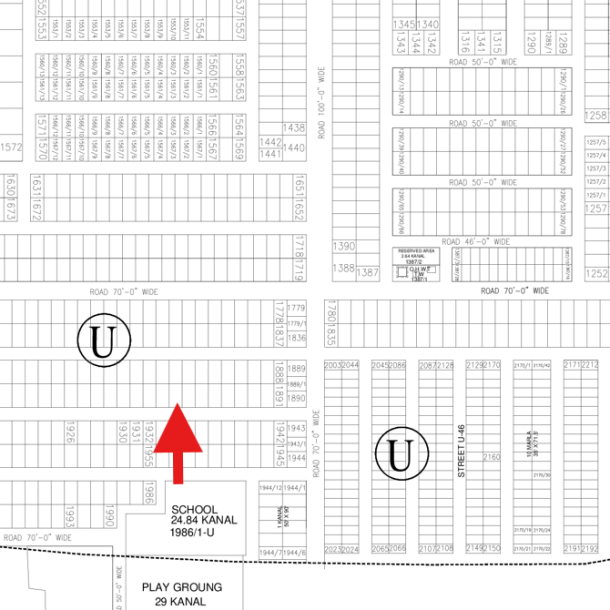 1 Kanal Residential Plot Is Available For Sale In DHA Lahore Phase 7-1