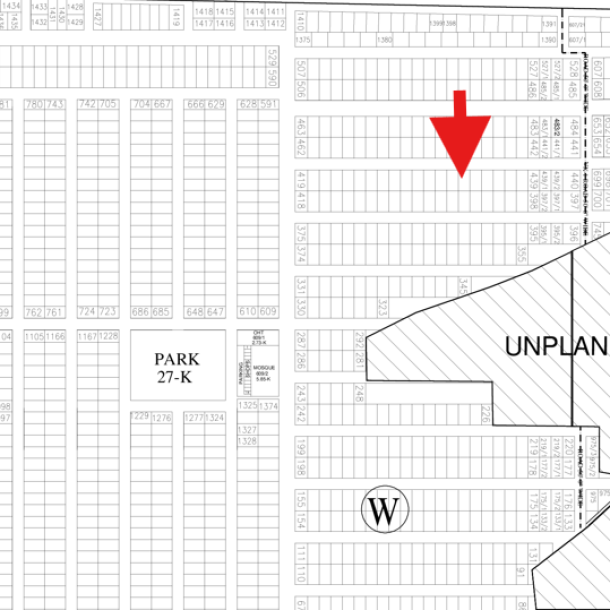 1 Kanal Residential Plot Is Available For Sale In DHA Lahore-1