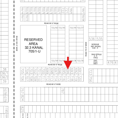 1 kanal Residential Plot Is Available For Sale In DHA Lahore