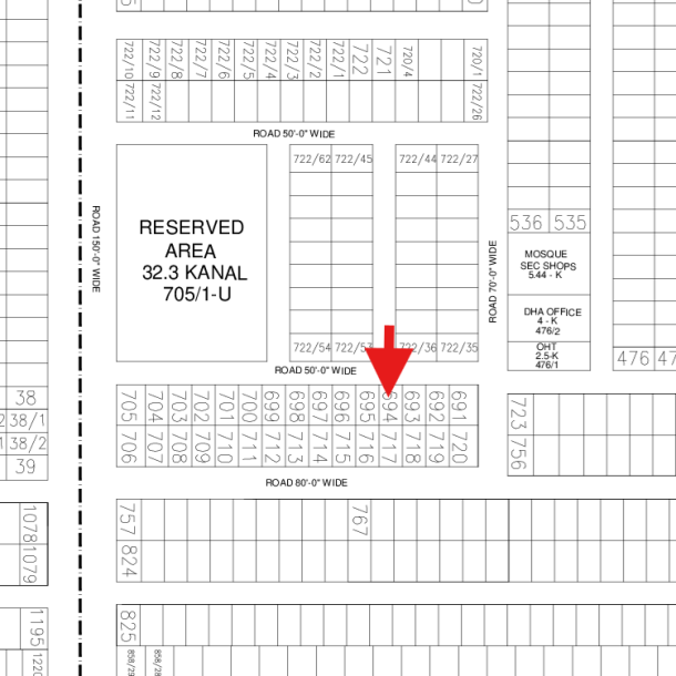 1 kanal Residential Plot Is Available For Sale In DHA Lahore-1
