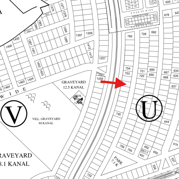 Affordable 1 Kanal Plot For Sale In DHA Lahore plot No- 751-1