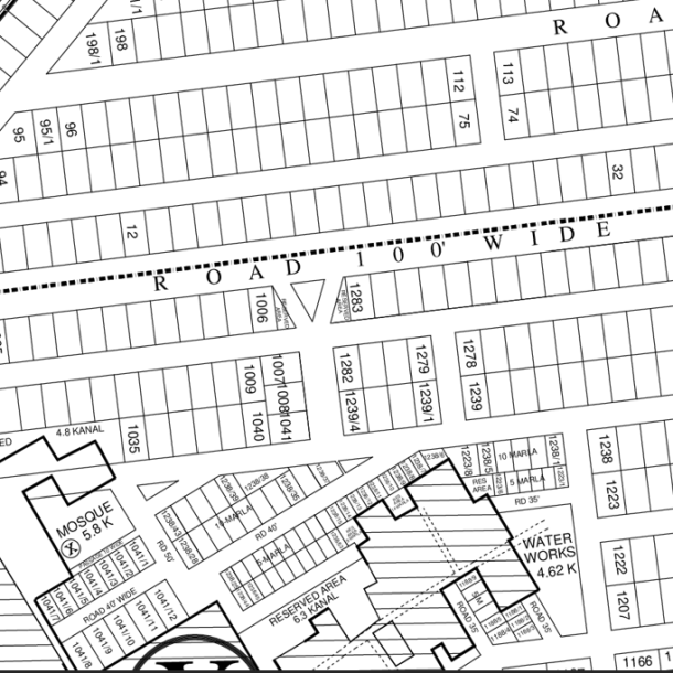 Prime Location 1 Kanal Plot (V-4) Demand 4.10 Crore Close To Mosque And Park And Near To Sports Complex On 100 Feet Wide Road Available For Sale In DHA Lahore Phase 8 Block V-1