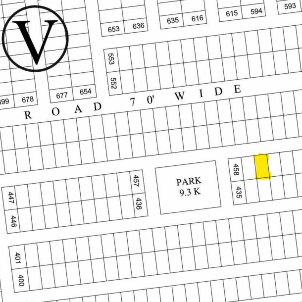 1 Kanal Residential Plot For Sale V-460 Demand 510 Lac In DHA Phase 8-1