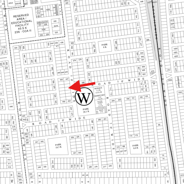 Prime Location 1 Kanal Residential Plot Is Available For Sale In DHA Lahore Phase 8 Sector V Plot No 694-1