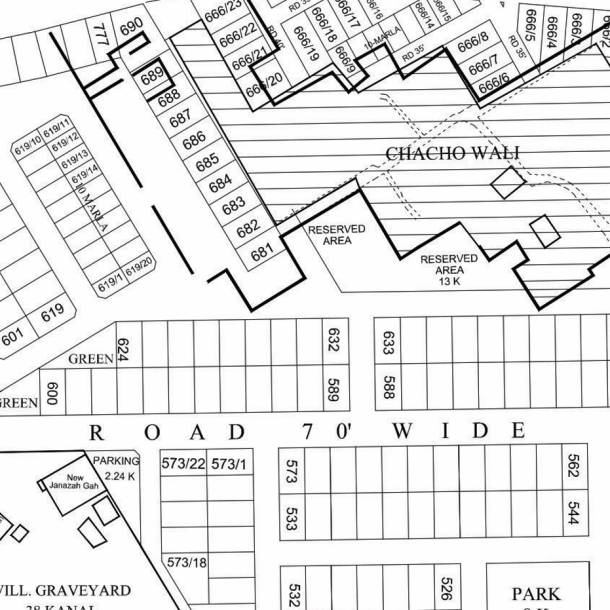 1 Kanal Residential Plot for Sale in DHA Phase 8-1