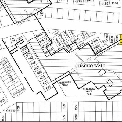 2 Kanal Pair Plot For Sale X-666/1+666/2 Demand 590 Lac In DHA Phase 8