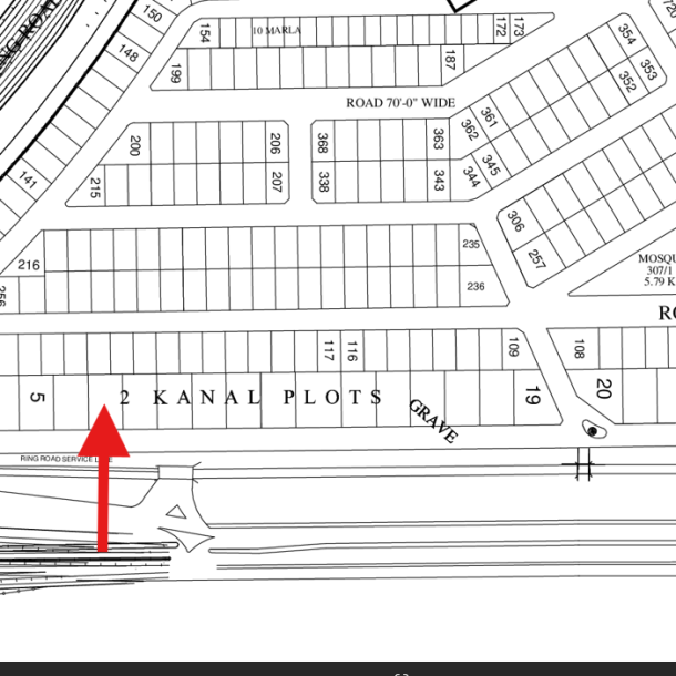 (X-7) 2 Kanal Plot Demand 13.50 Crore on 100 Feet Mean Road Near To Park And Commercial Area Is Available For Sale In DHA Lahore Phase 8 Block X-1