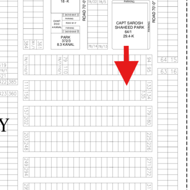 1 Kanal Pair Plot Is Available For Sale In DHA Lahore Phase 7 Plot No Y-129+130-1