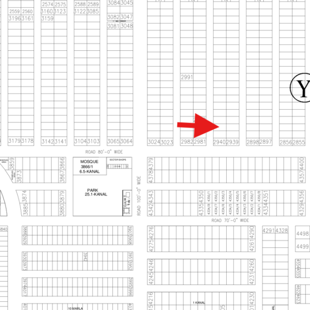 1 Kanal Residential Plot is Available For Sale In DHA Lahore Phase 7-1