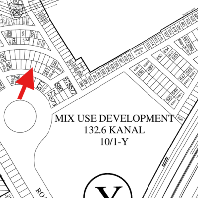 8 Marla Corner Plot Is Available For Sale In DHA Lahore Phase 8 Plot No y- 560