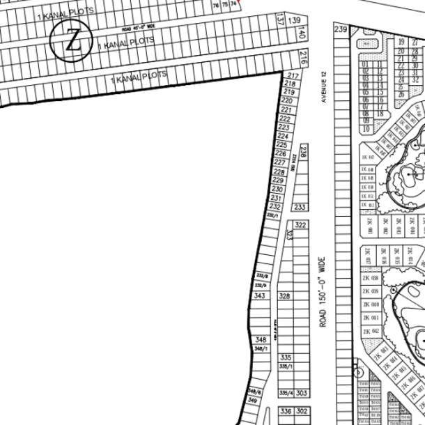 1 Kanal Plot For Sale Z1 - 279 Demand 400 Lac In DHA Phase 7-1