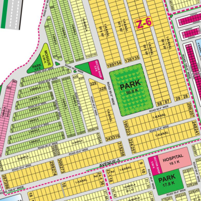 Z6-102- Residential Plot For Sale In DHA Phase 8 Lahore